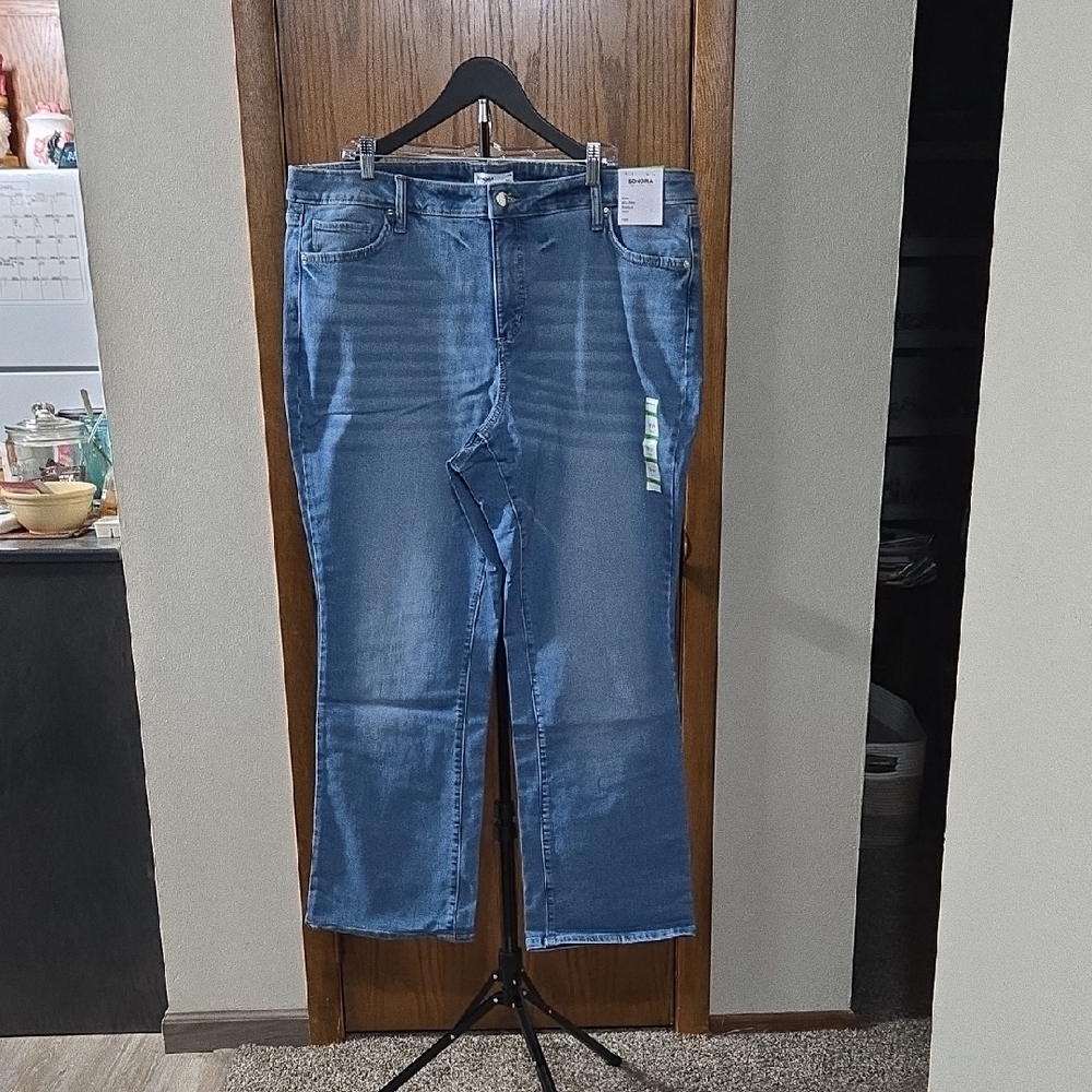 Sonoma Women's Bootcut Jeans in Medium Blue
